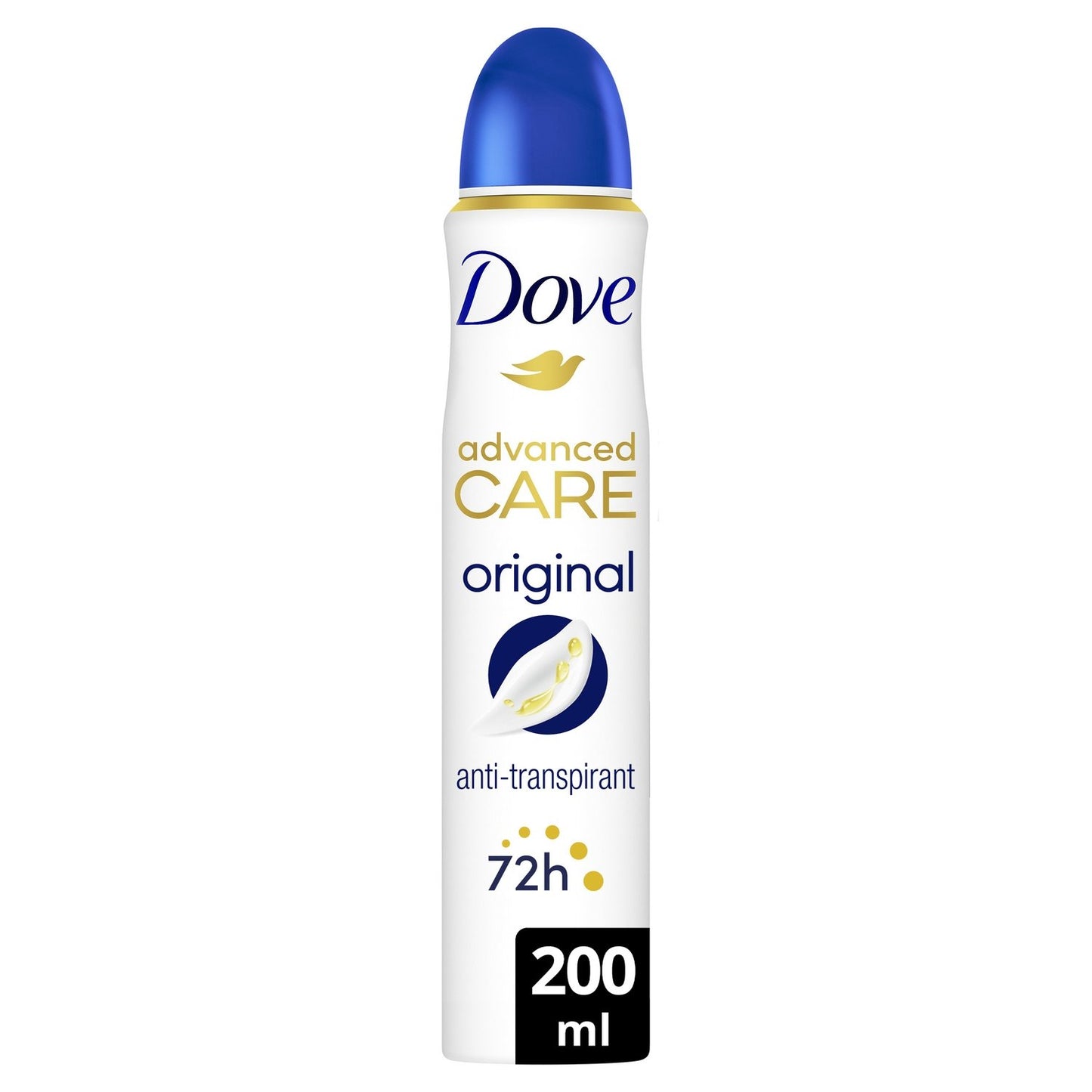 Déodorant Spray Anti-Transpirant Original 48h Advanced Care DOVE le flacon de 200mL