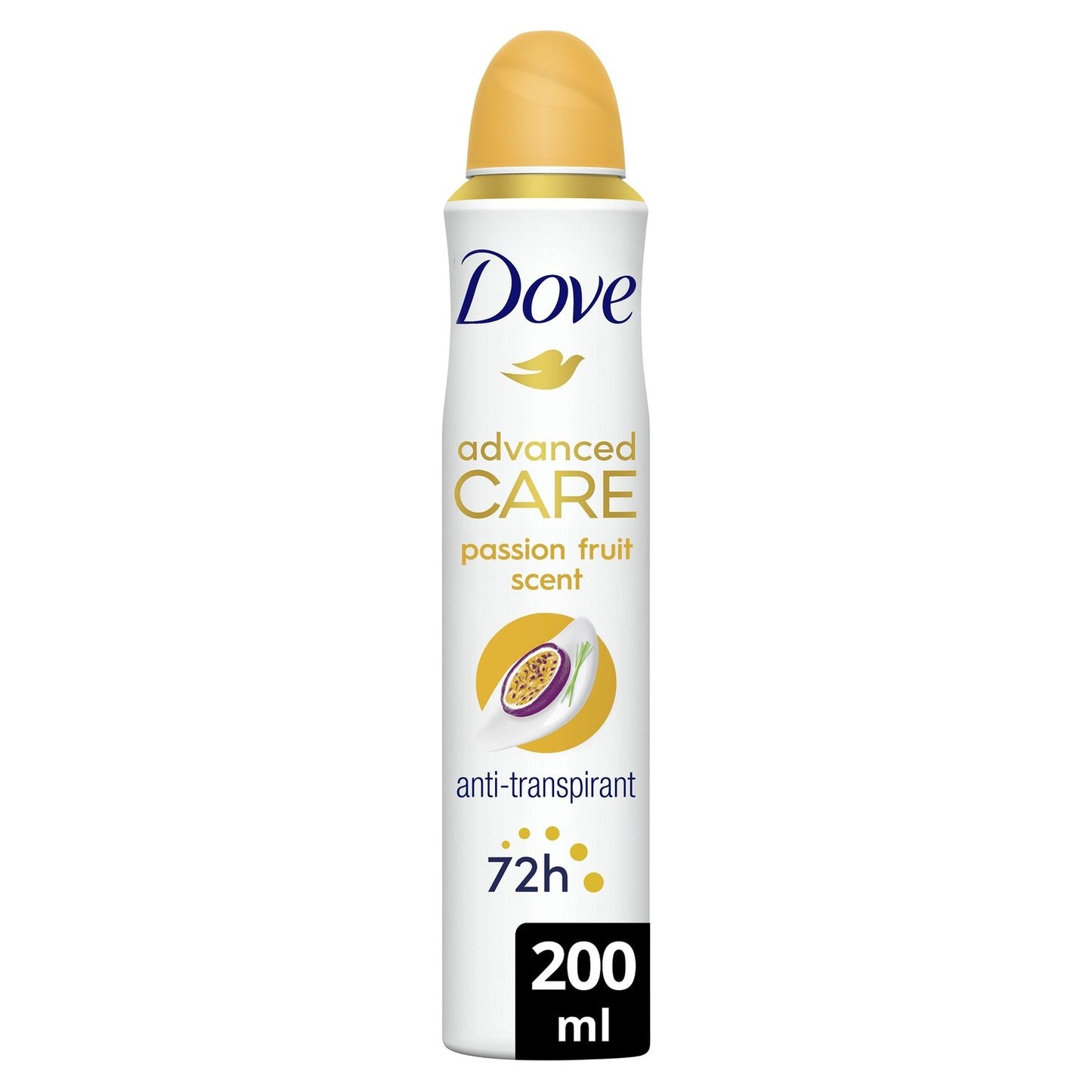 Déodorant Spray Anti-Transpirant Fruit de la Passion 72H DOVE le flacon de 200mL