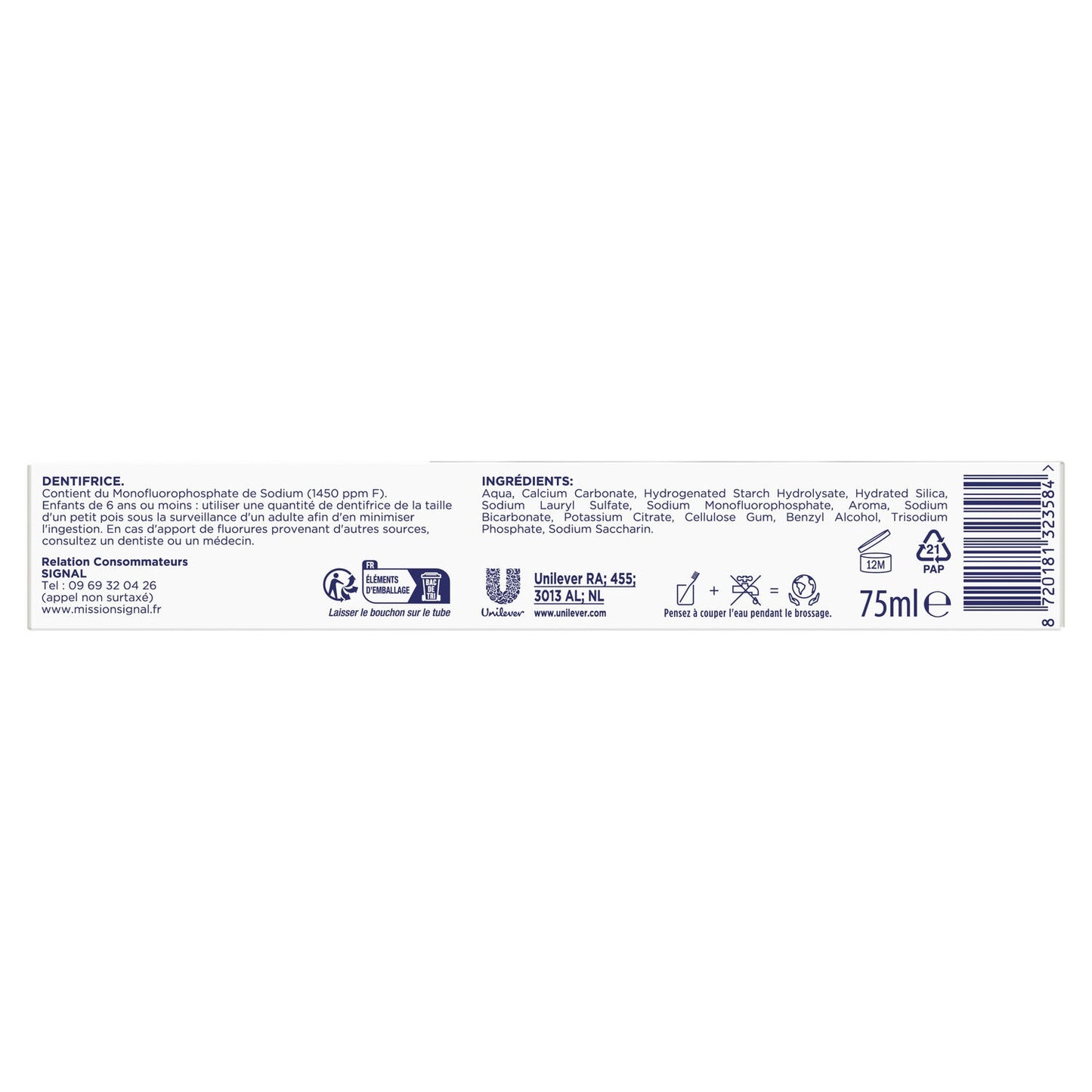 SIGNAL Bicarbonat Whitening Zahnpasta