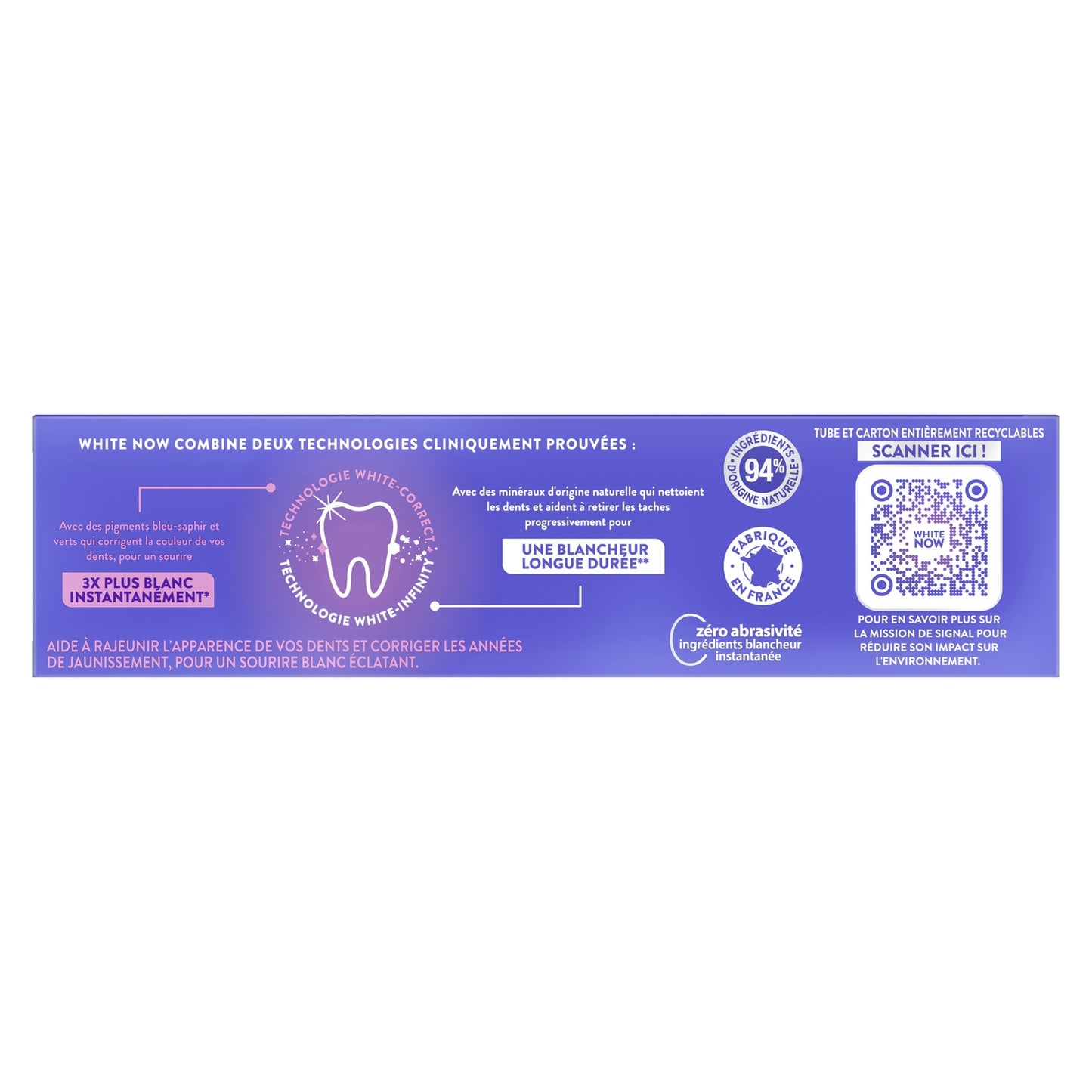 White Now Time Correct SIGNAL Anti-Yellow Toothpaste