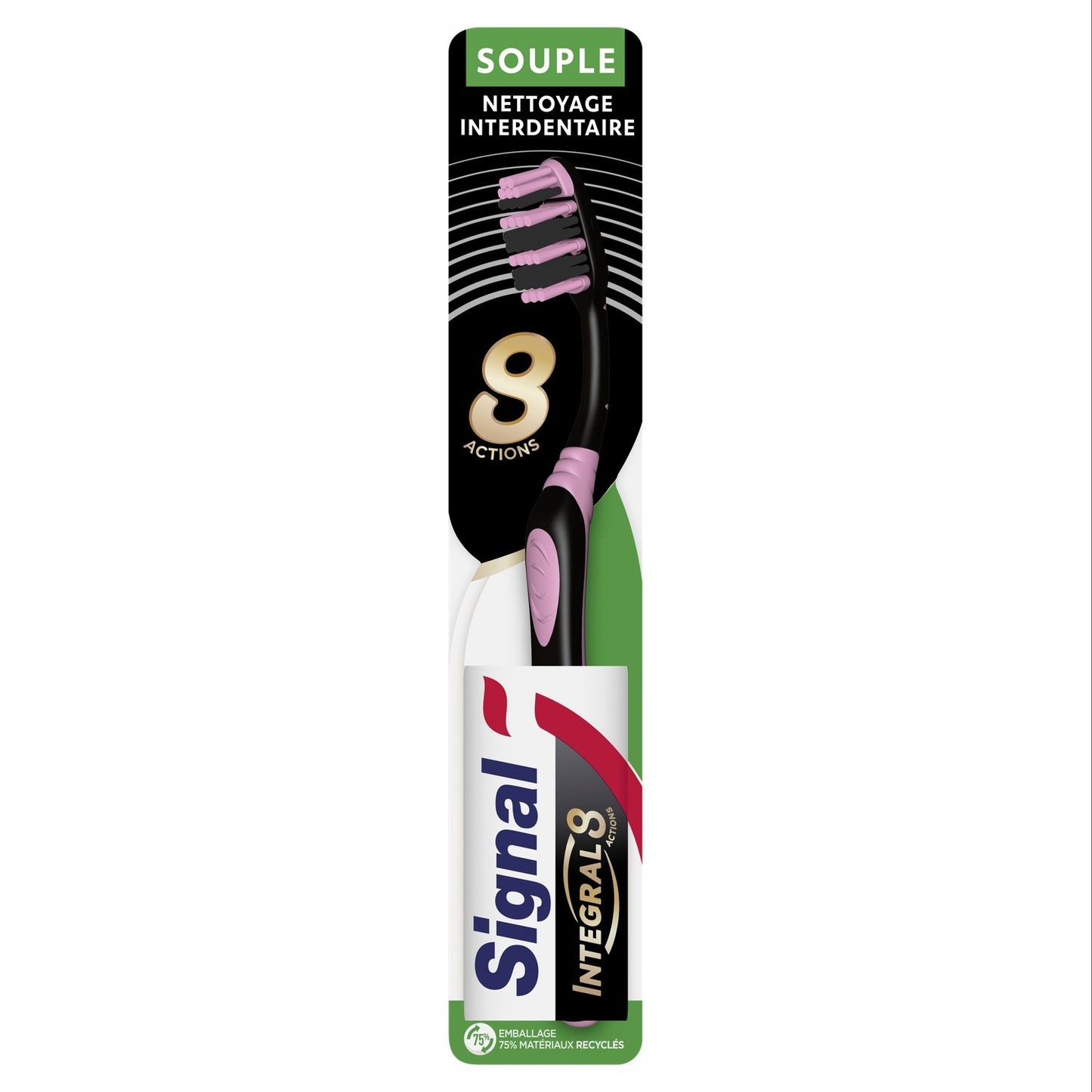 Brosse à Dents Souple Interdentaire Integral 8 SIGNAL la brosse à dents