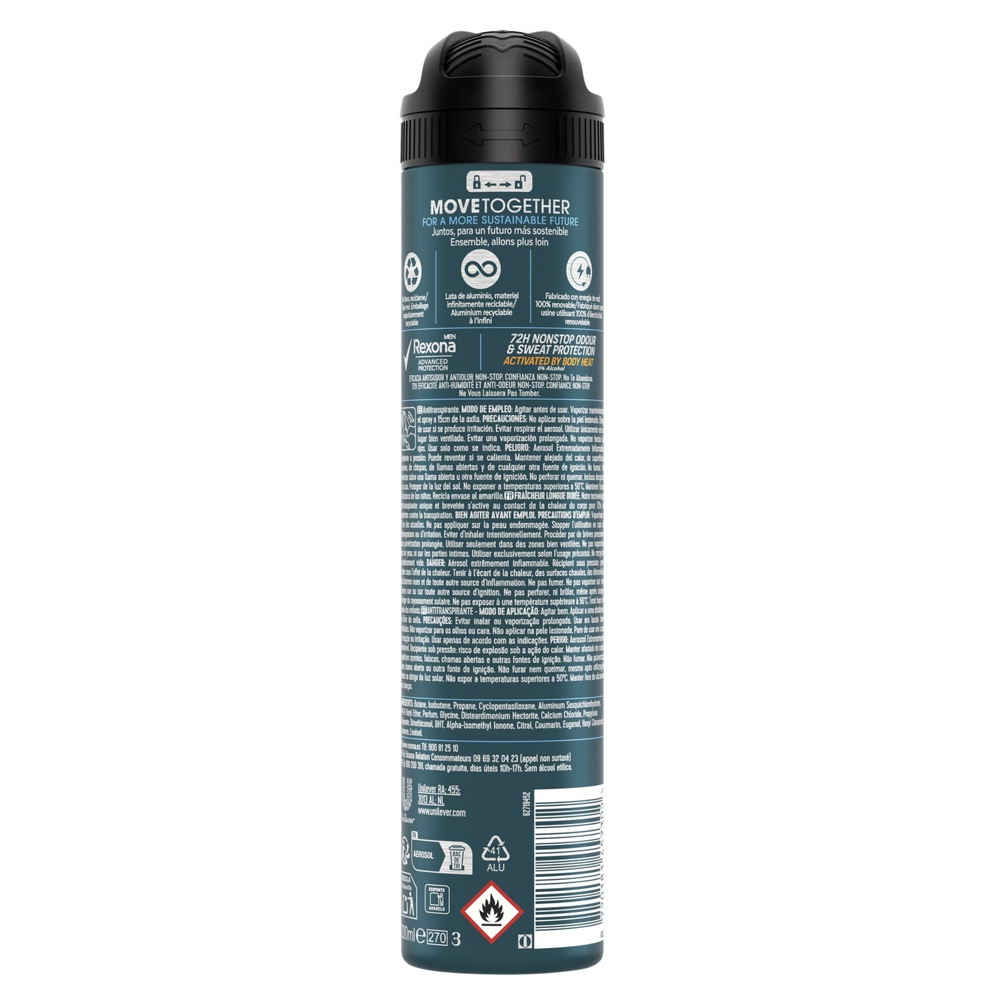 Déodorant Spray Homme Anti-Transpirant Thermo Fresh 72H REXONA MEN