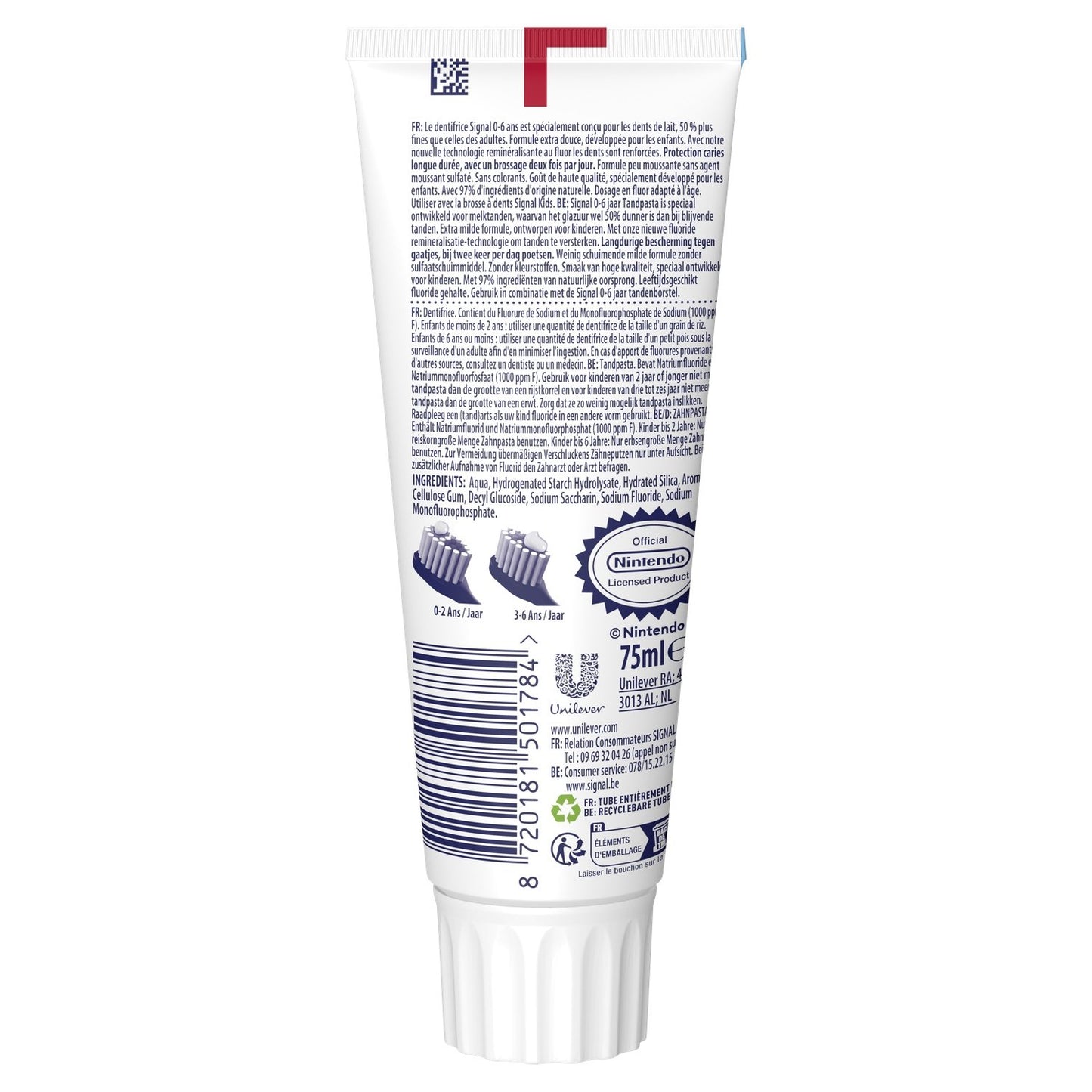 Dentifrice Enfant 0-6 Ans Fruité Super Mario SIGNAL