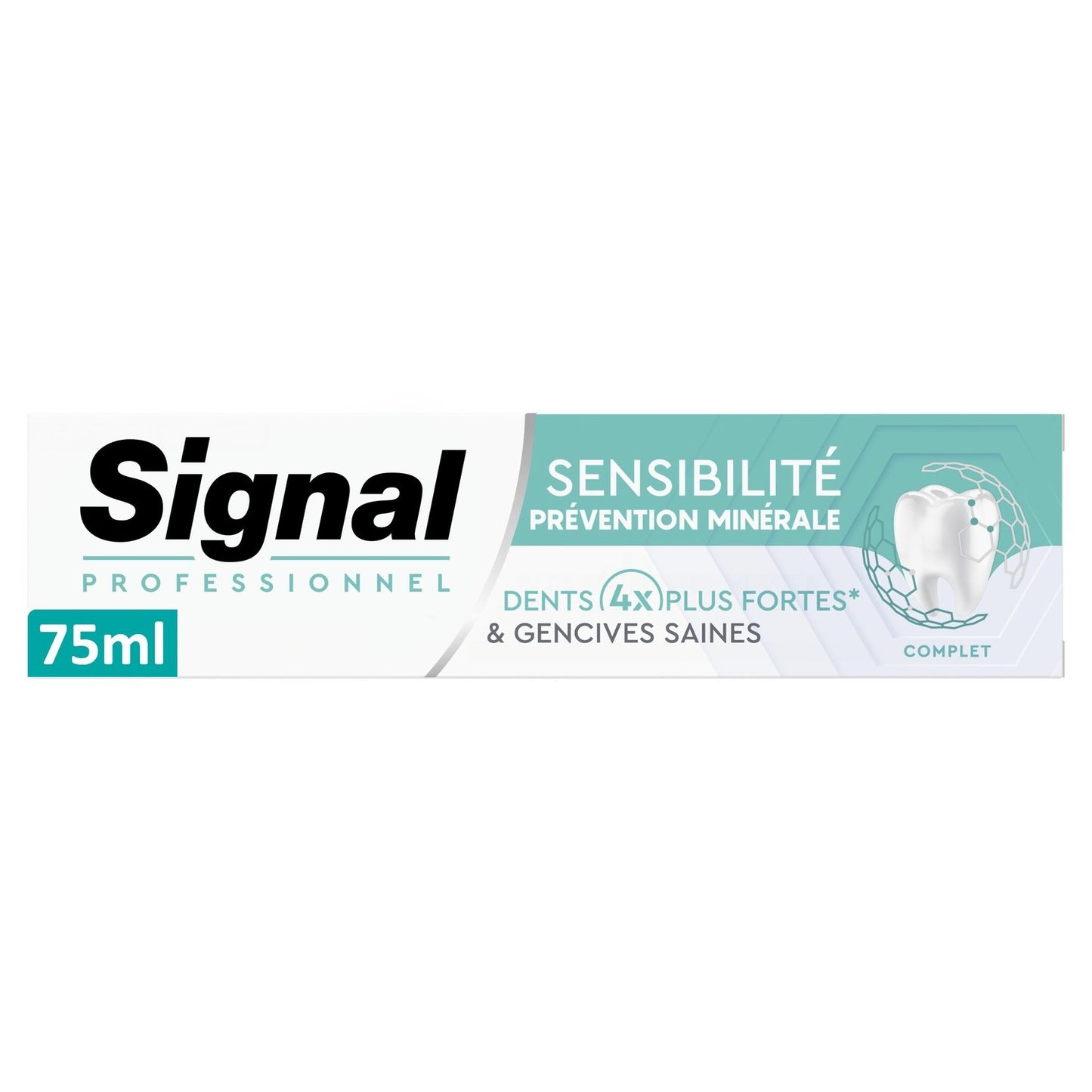 Dentifrice Sensibilite Protection Minerale Complet SIGNAL le tube de 75mL