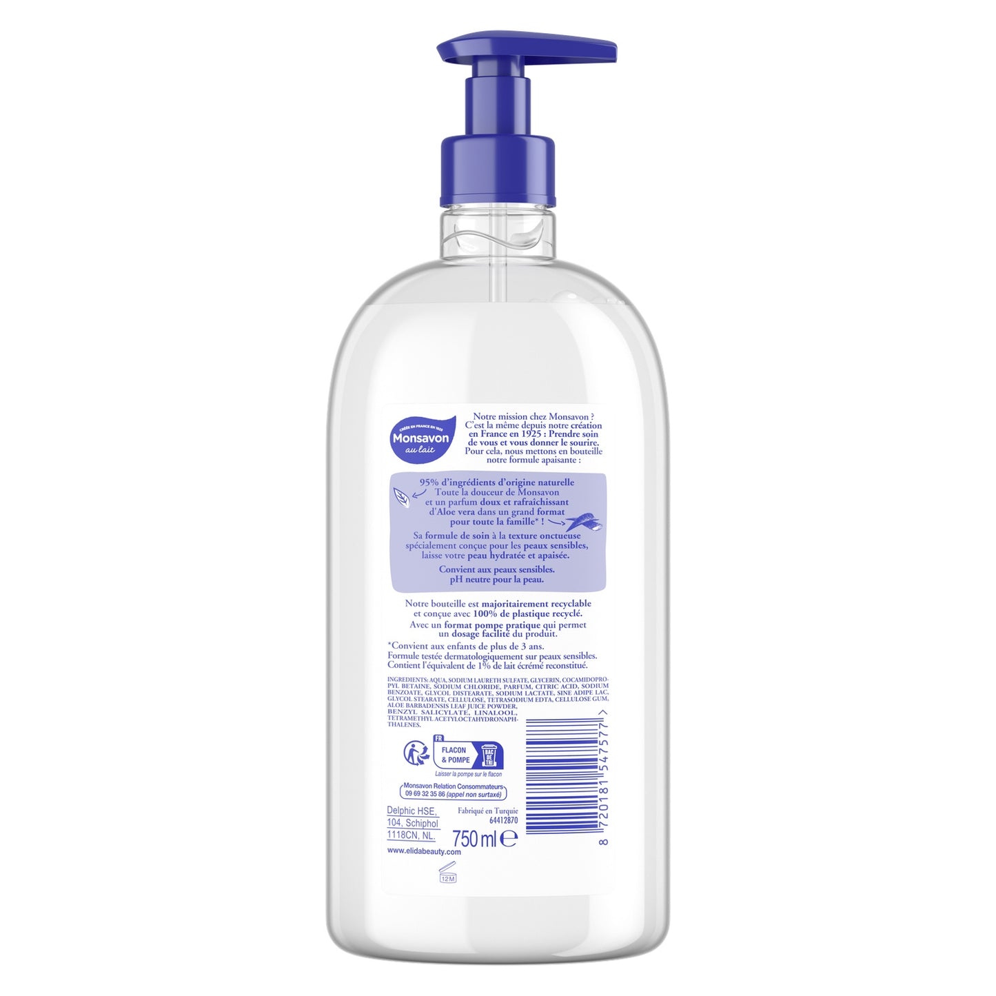 MONSAVON Sensitive Aloe Vera Shower Cream