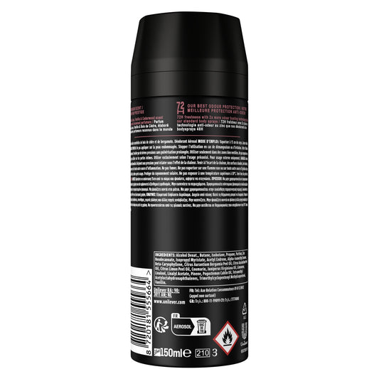 Déodorant spray Homme 72h Cocoa Velvet AXE