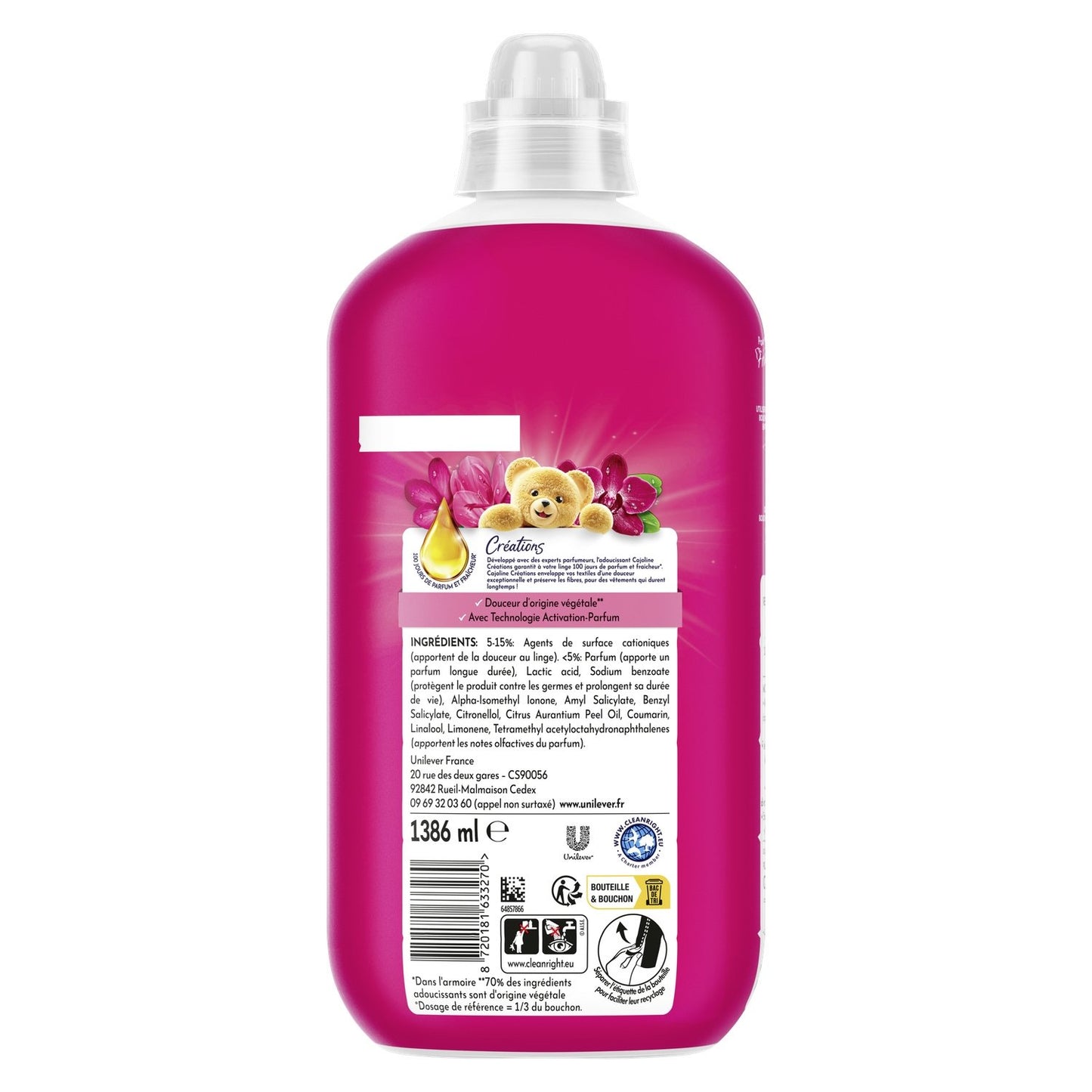 CAJOLINE Tiare Flower and Peony Concentrated Fabric Softener