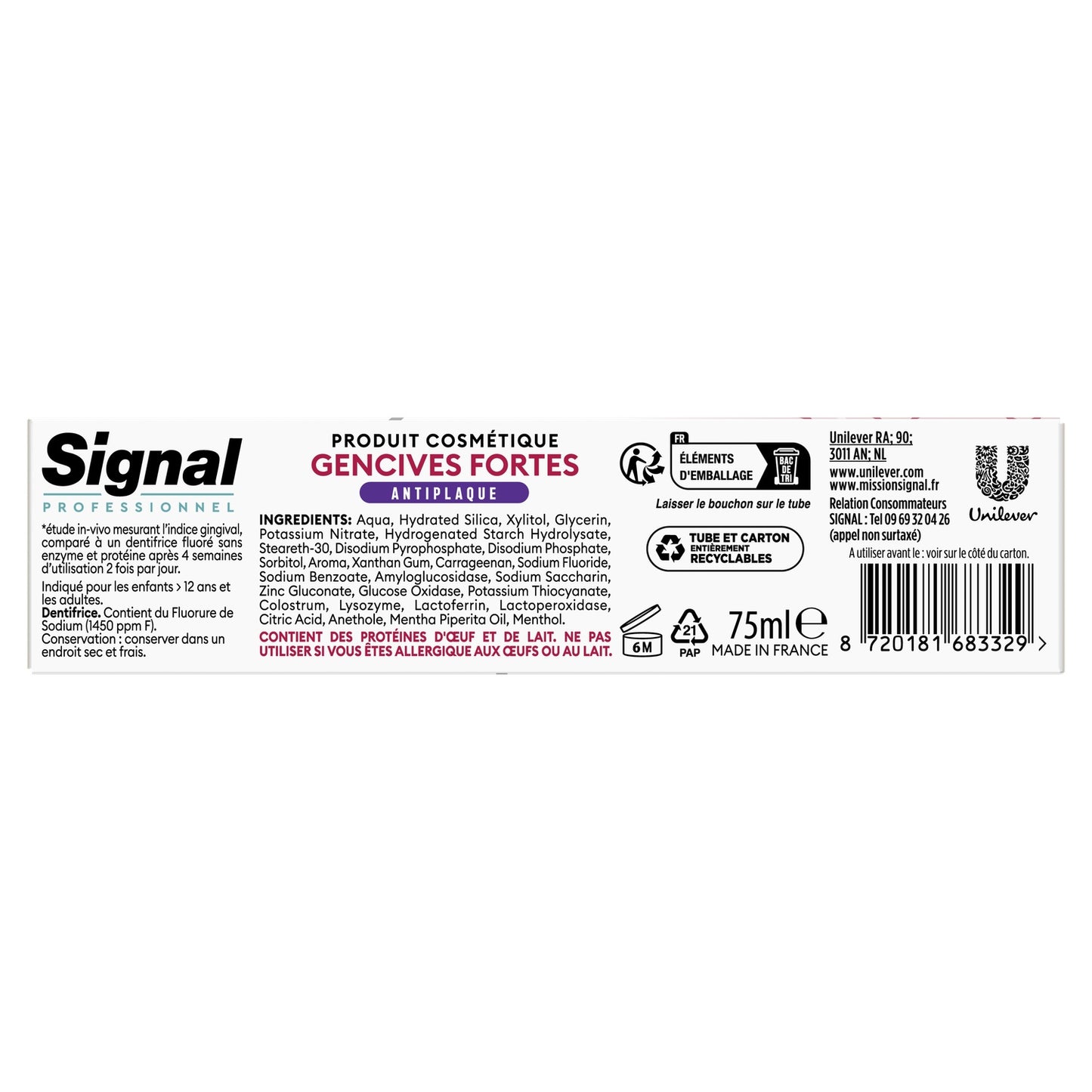 SIGNAL Strong Gum Anti-Plaque Zahnpasta