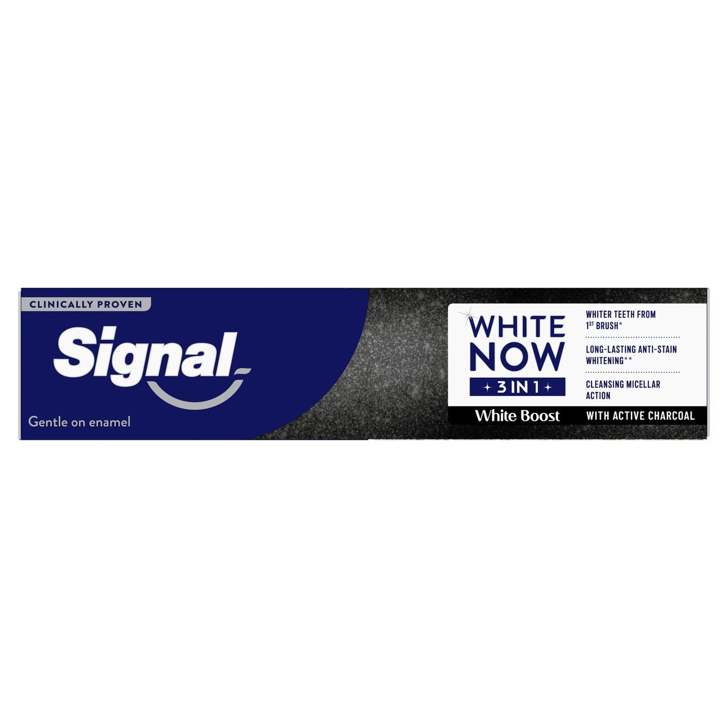 SIGNAL 3-in-1 White Boost Aktivkohle-Zahnpasta