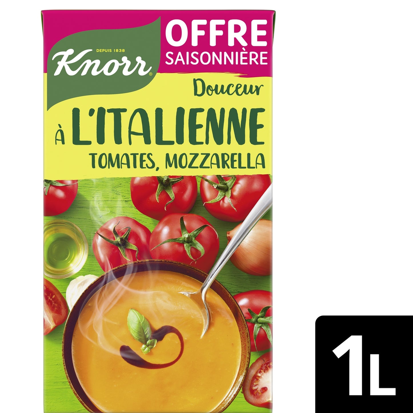 KNORR Liquid Soup Italian Style Tomato Mozzarella