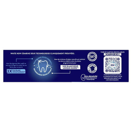 Dentifrice Blancheur Longue Durée White Now SIGNAL