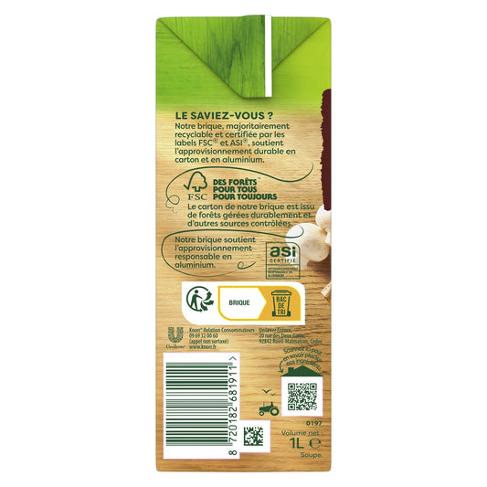 Soupe Velouté Champignons Bolets Cèpes KNORR