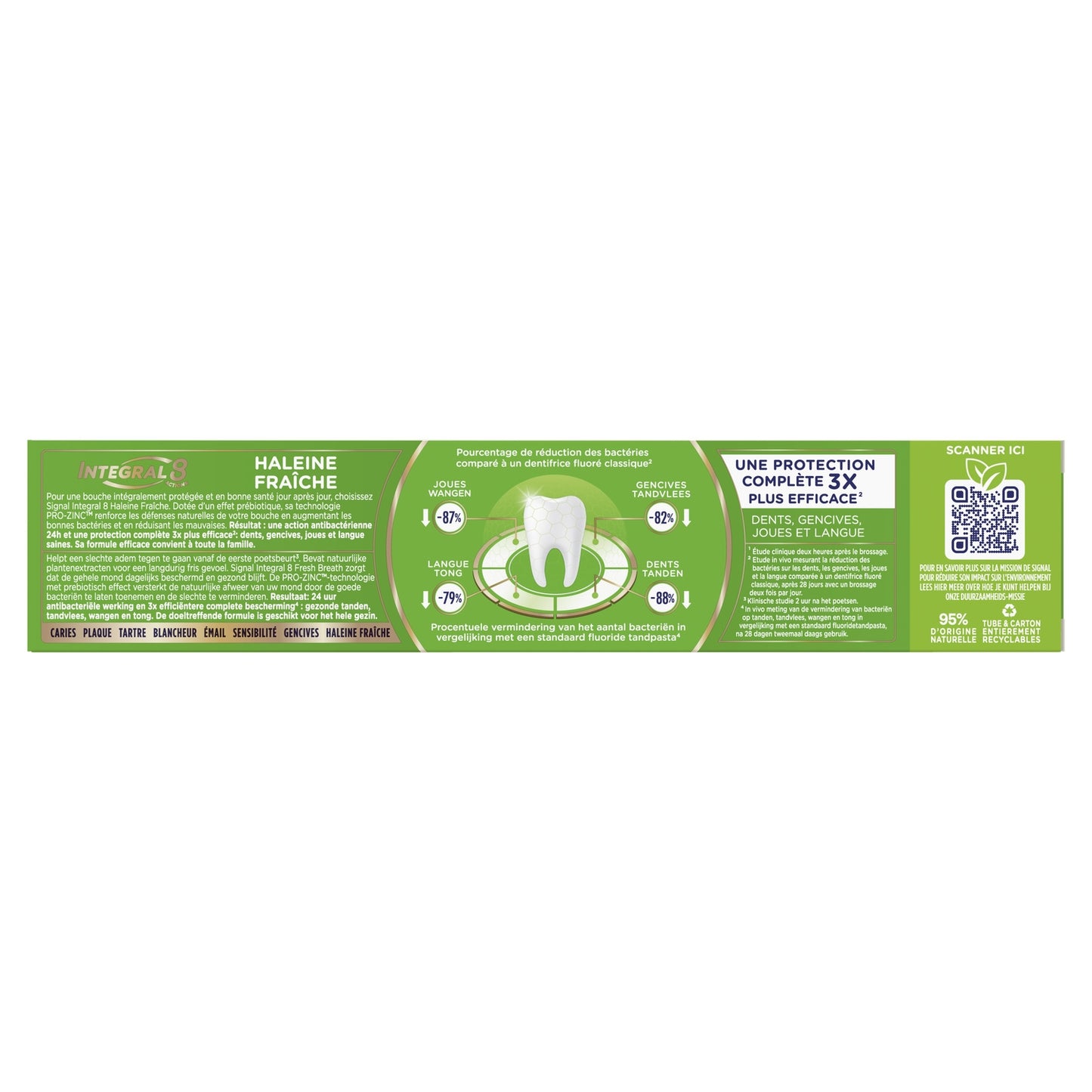 Integral 8 Fresh Breath Prebiotic Toothpaste SIGNAL