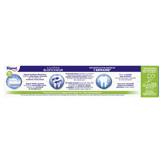 Dentifrice Système Blancheur SIGNAL