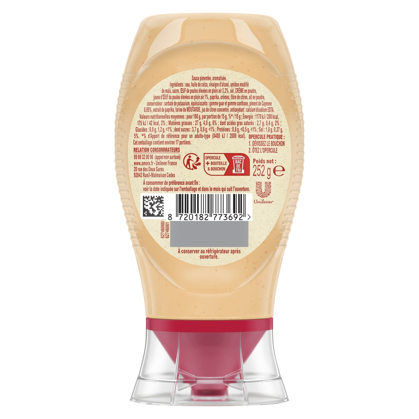 AMORA Spicy Mayonnaise Style Sauce