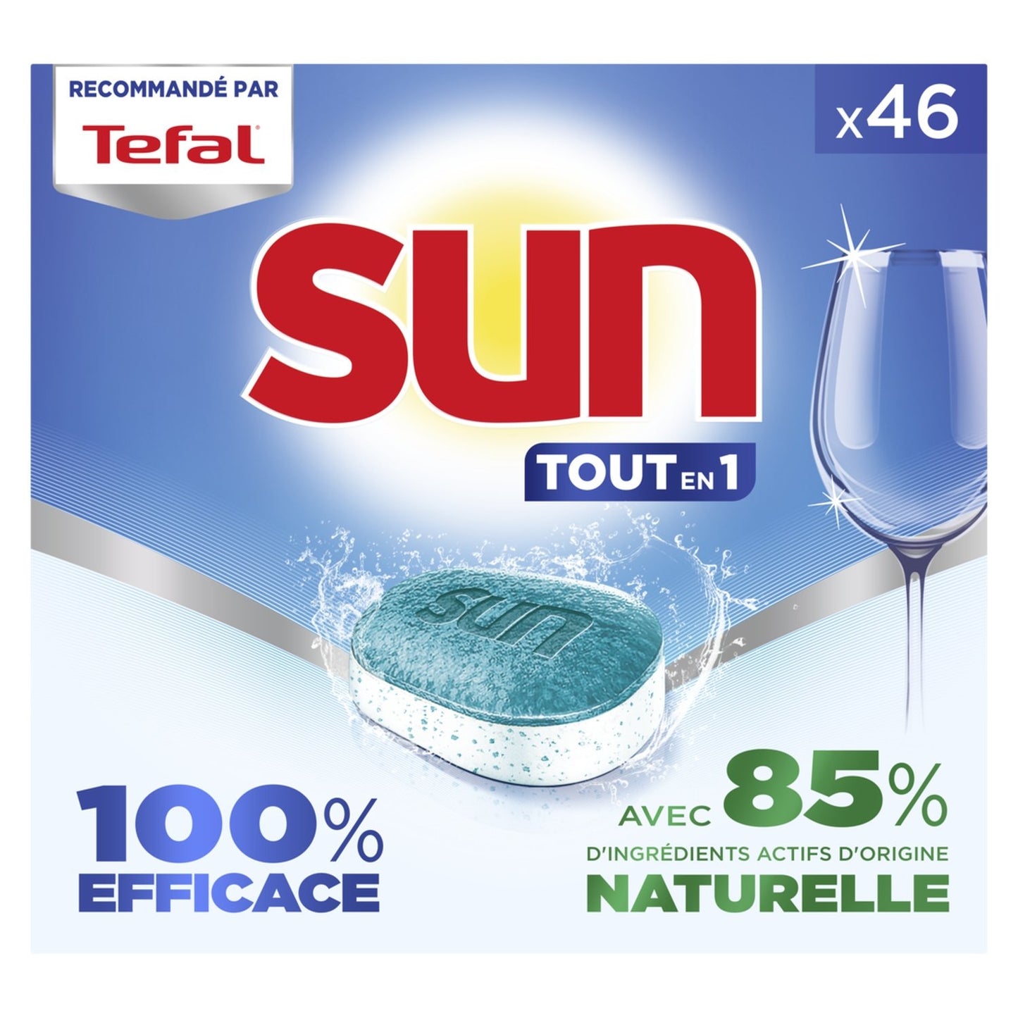 SUN Ecolabel Regular All-in-1 Dishwasher Tablets