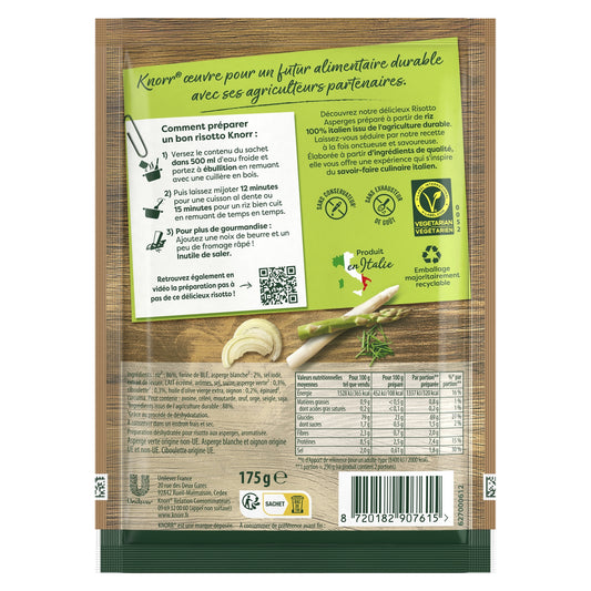 Risotto aux Asperges Plat Cuisiné en 12min KNORR