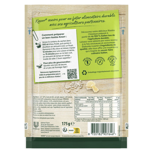 Risotto le Classique Plat Cuisiné en 12min KNORR