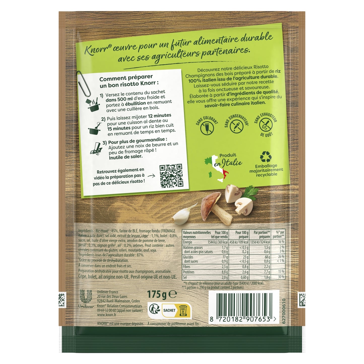 KNORR Wildpilz-Risotto 12-Minuten-Fertiggericht