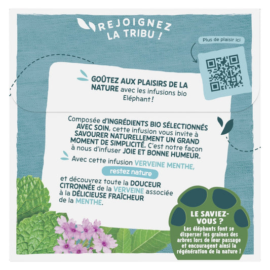 Infusion Menthe Verveine Bio ELEPHANT