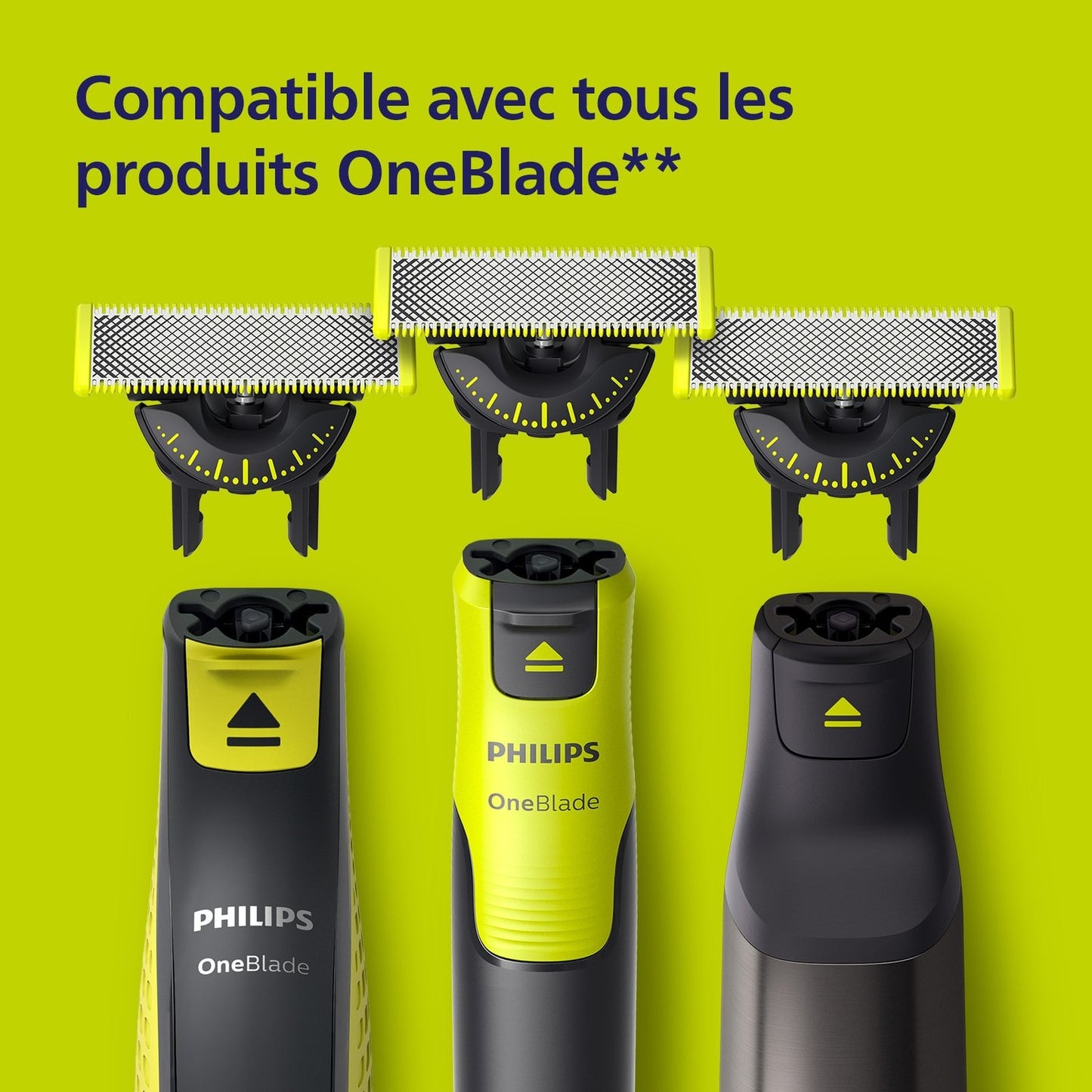 Lame de Rasoir pour Homme Visage et Corps Oneblade 360 PHILIPS
