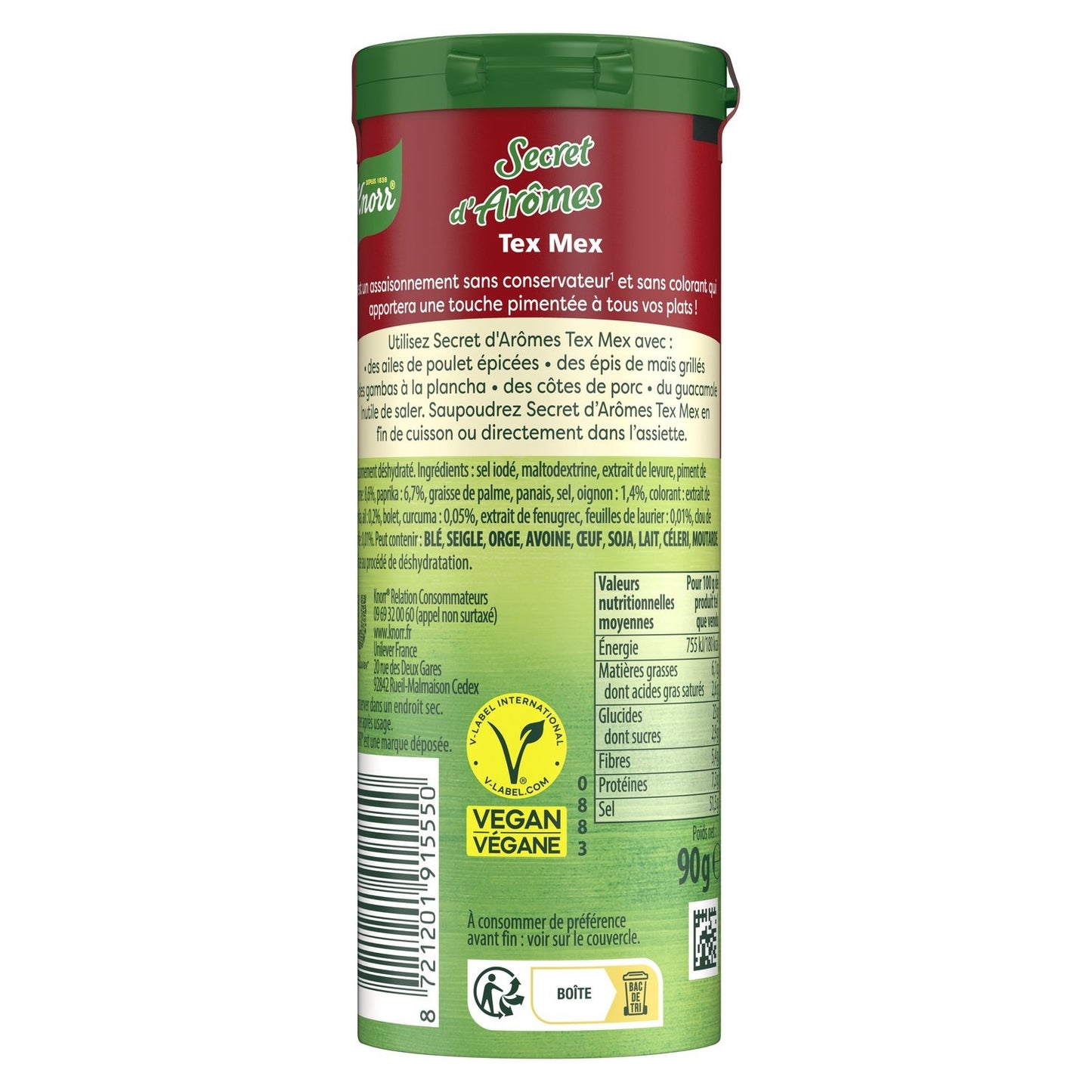 Assaisonnement en Poudre Tex Mex UNILEVER