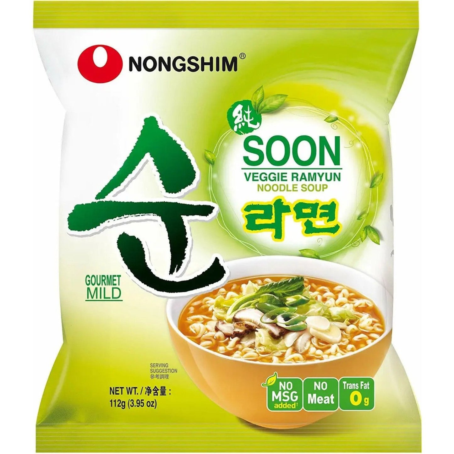 Soupe de Nouilles et Légumes NONGSHIM le paquet de 112g