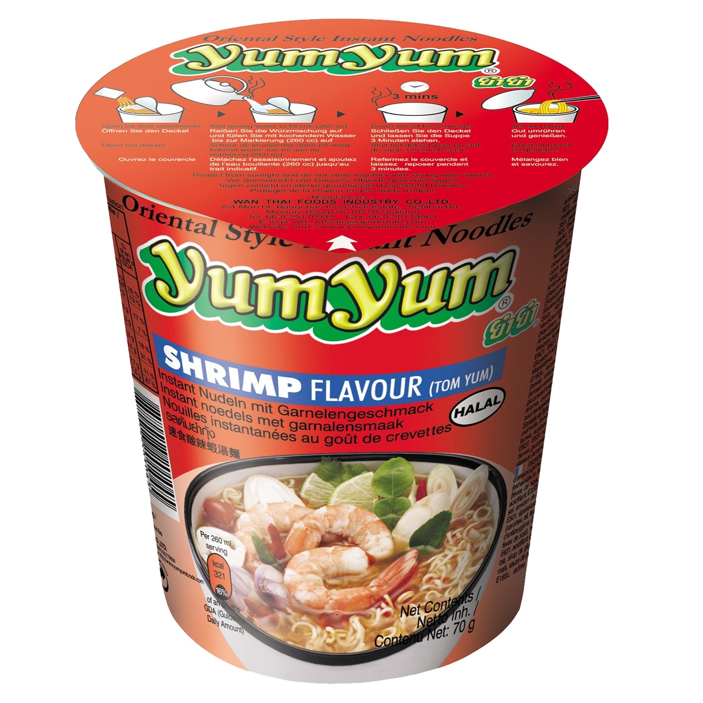 Soupe Nouille Crevette YUM YUM