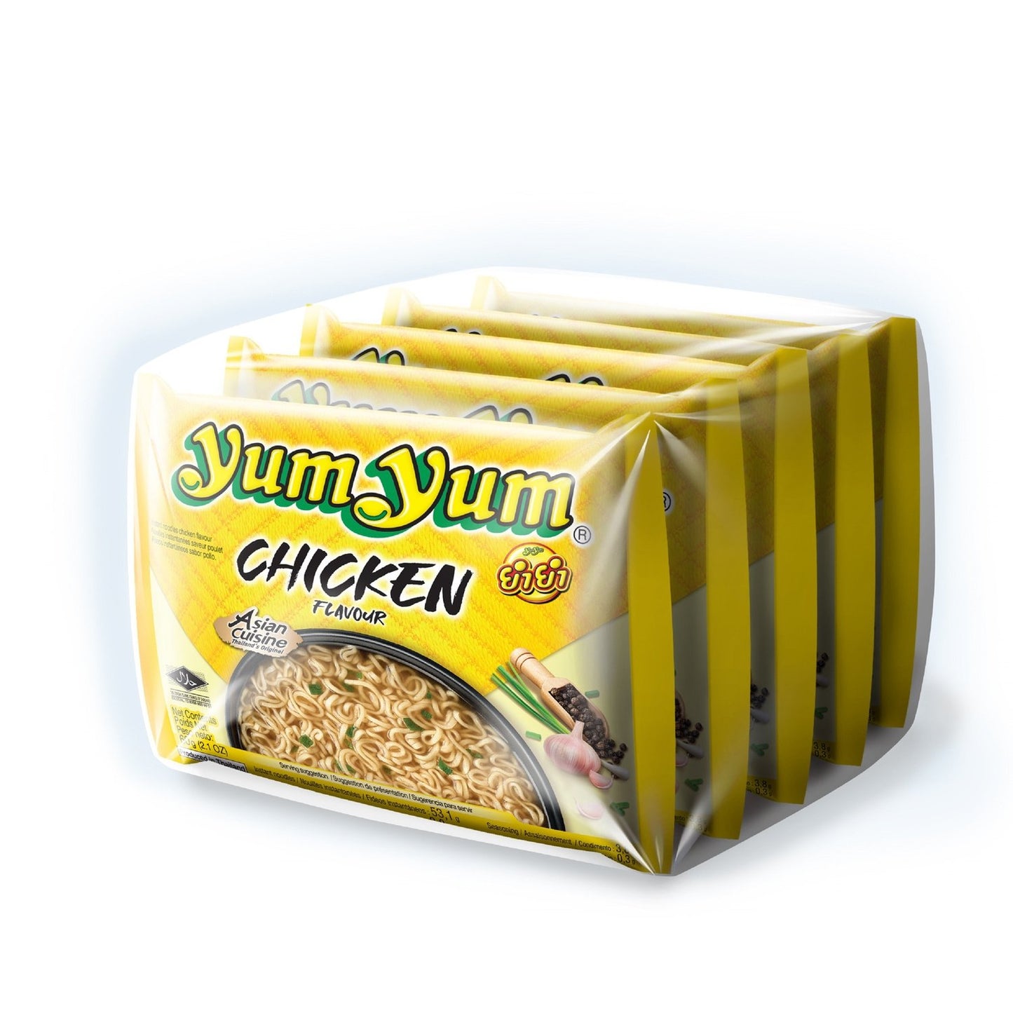Chicken Noodle Dish Asian Cuisine YUM YUM