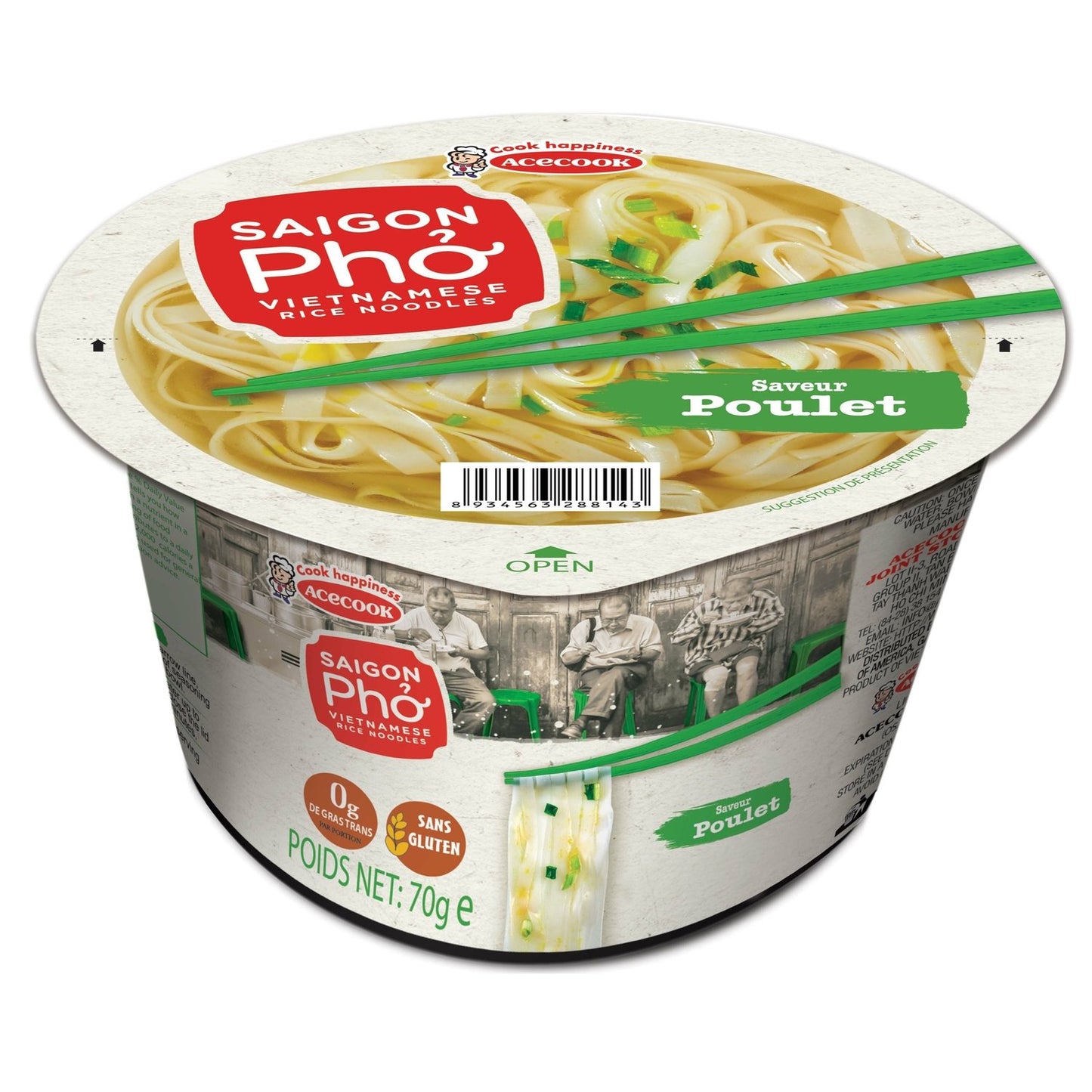 Saigon Pho Saveur Poulet ACECOOK le pot de 70g