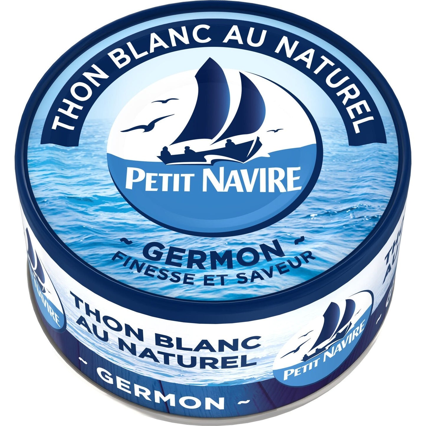 Thon Blanc au Naturel PETIT NAVIRE la boite de 93 g net égoutté