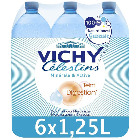 Eau Minérale Naturelle Gazeuse VICHY CELESTINS