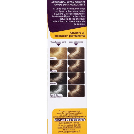 Permanente Farbe 9 Dunkelblond Arganöl Farbe & Glanz EUGENE COLOR