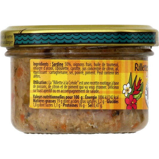 Rillettes de Sardines à la Créole CRUSTARMOR