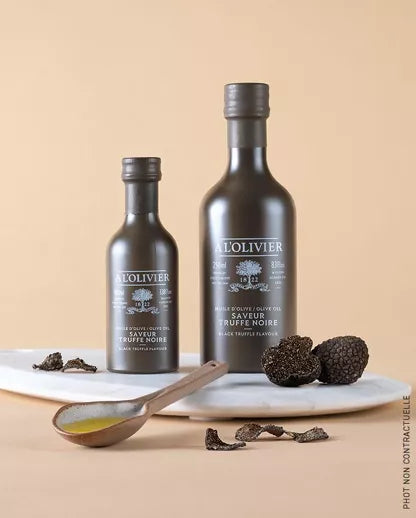 Huile d'olive aromatique saveur truffe noire A L'OLIVIER