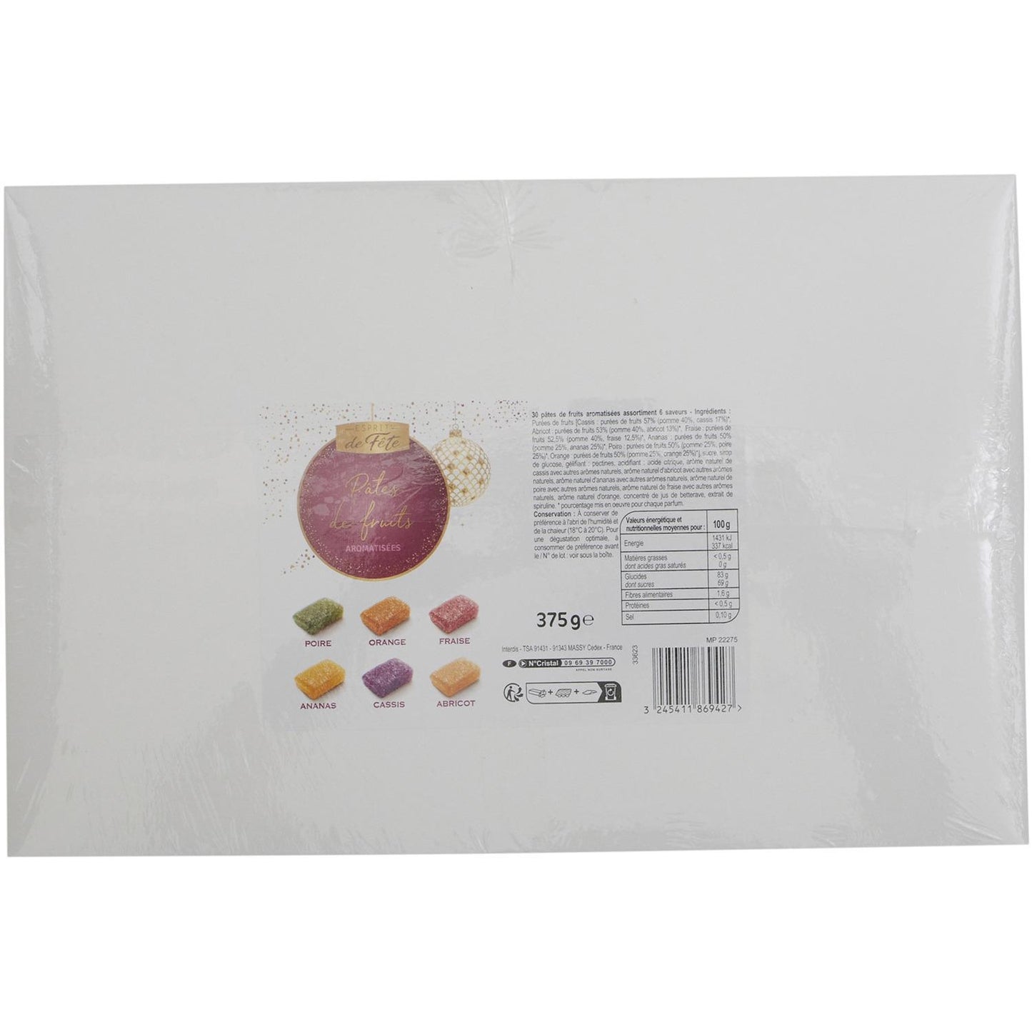 Pâtes de Fruits 6 Saveurs ESPRIT DE FETE