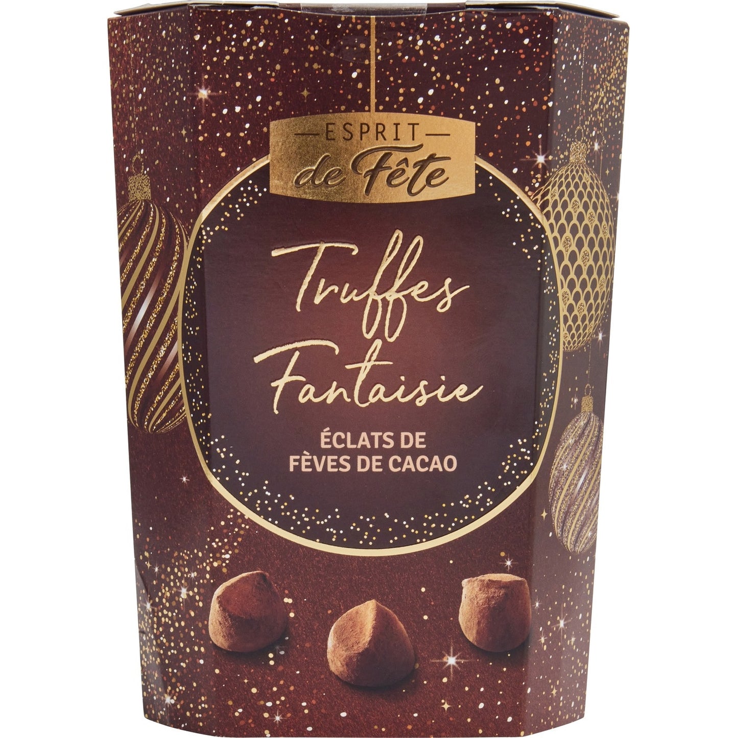 Chocolate Truffles Cocoa Nibs FESTIVE SPIRIT