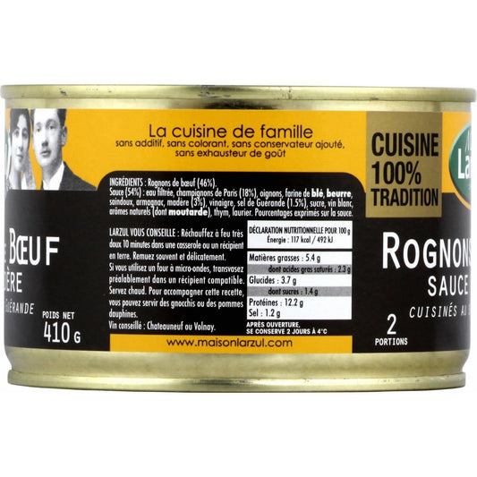 Rognons de Bœuf Sauce Madère LARZUL