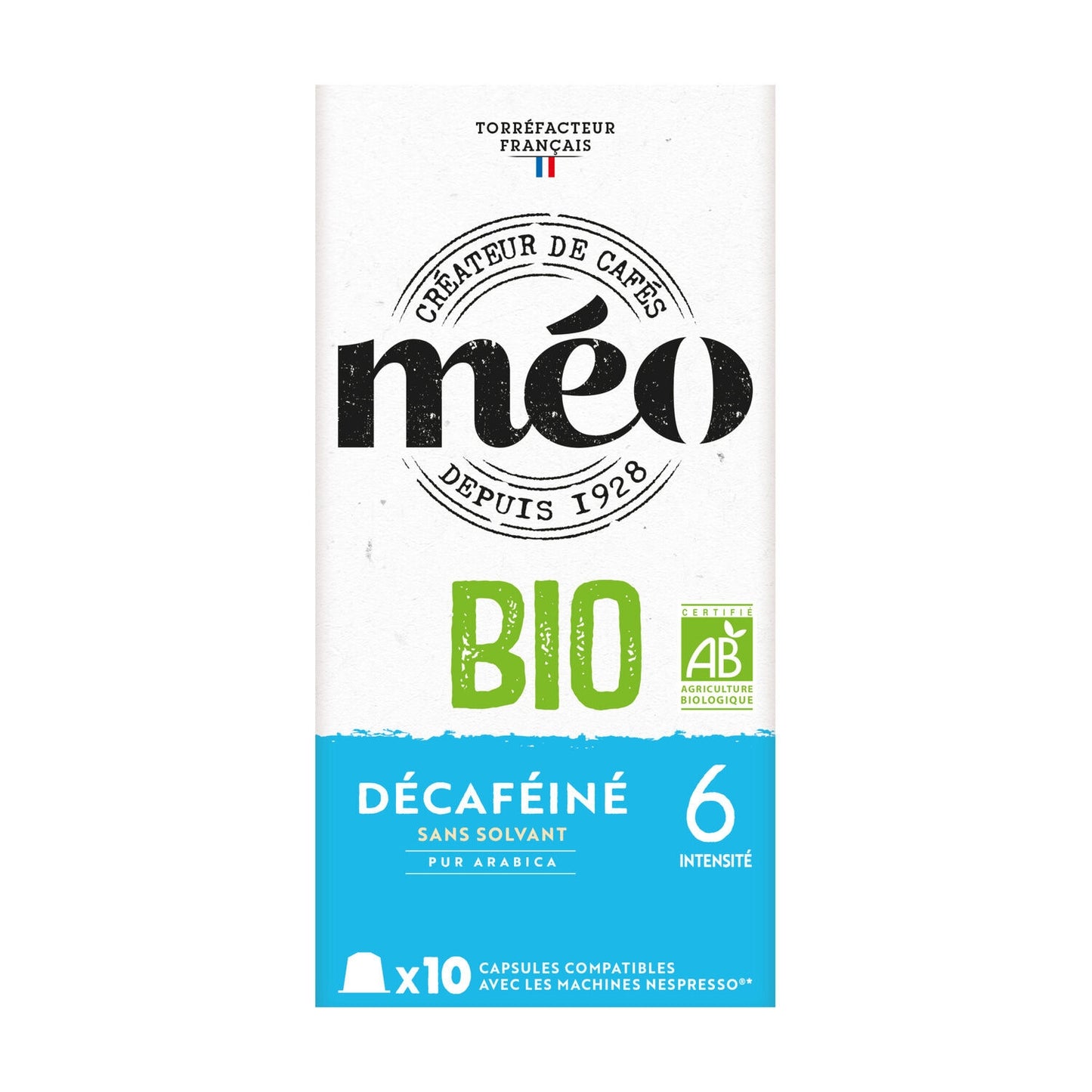 Nespresso Compatible Coffee Capsules Decaf/Intensity 6 MEO