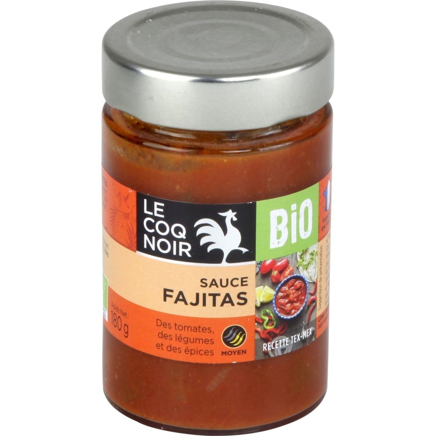 Sauce Bio Fajitas Moyen LE COQ NOIR