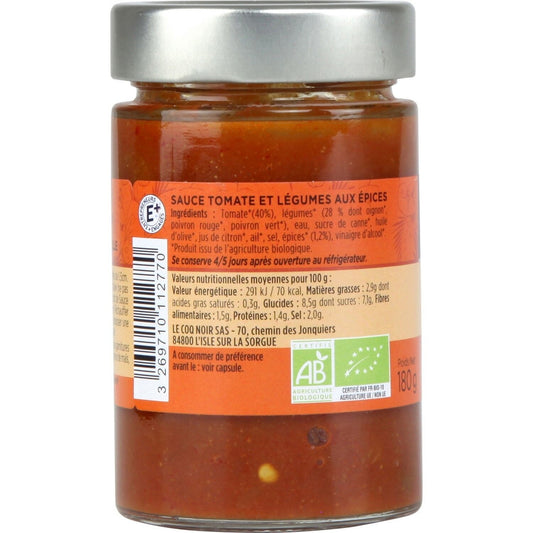 Sauce Bio Fajitas Moyen LE COQ NOIR