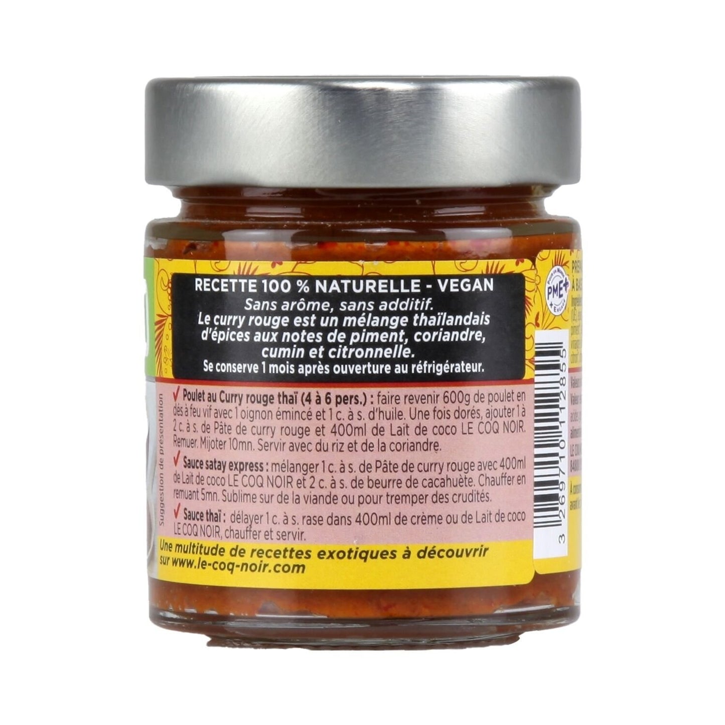 Organic Red Curry Paste LE COQ NOIR