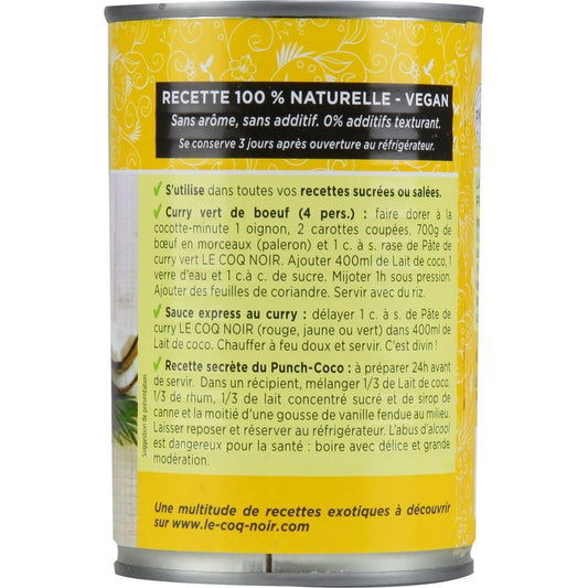 Lait de Coco Bio LE COQ NOIR