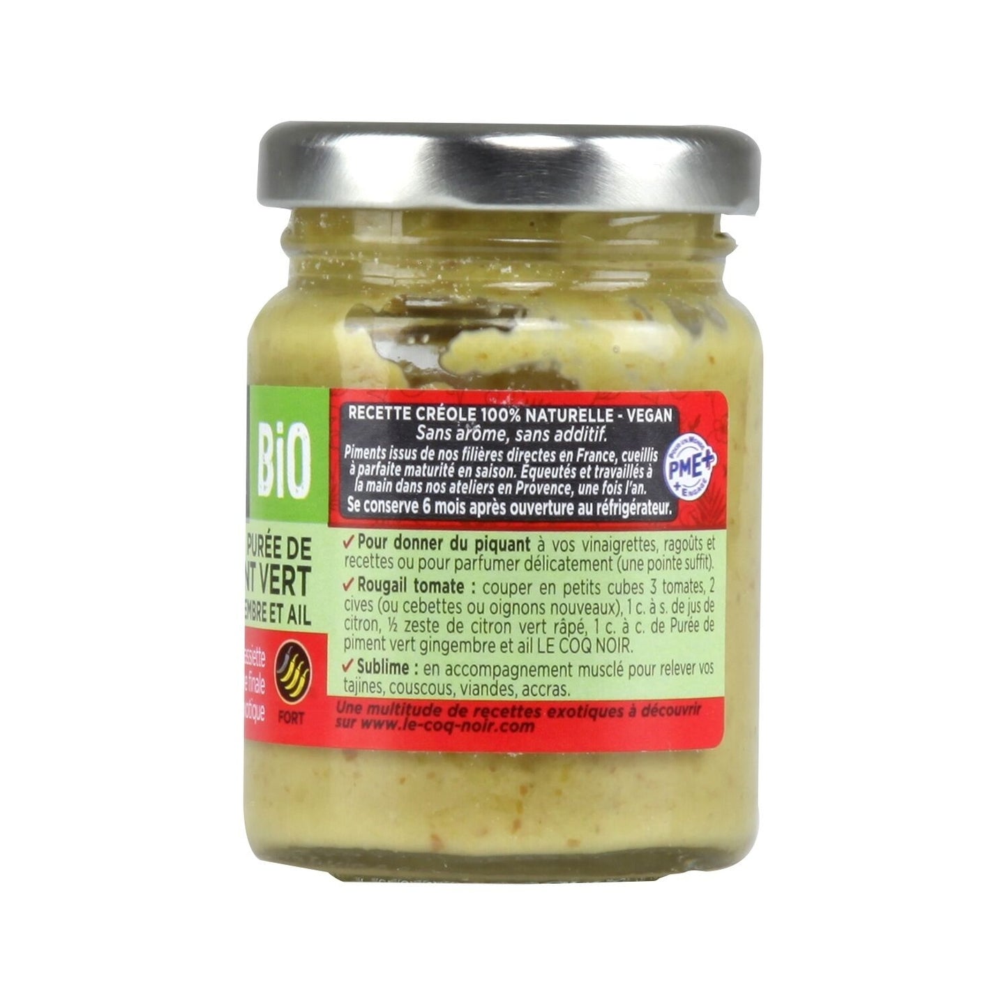 LE COQ NOIR Organic Green Chili Pepper Puree