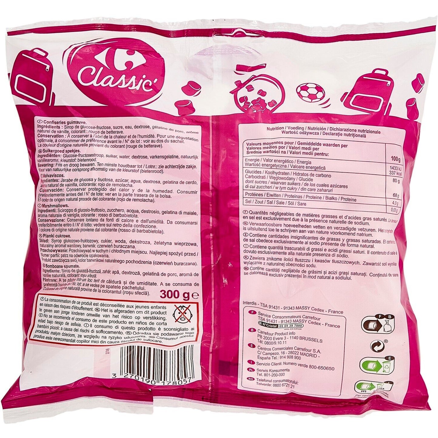 Bonbons Marshmallows CRF CLASSIC