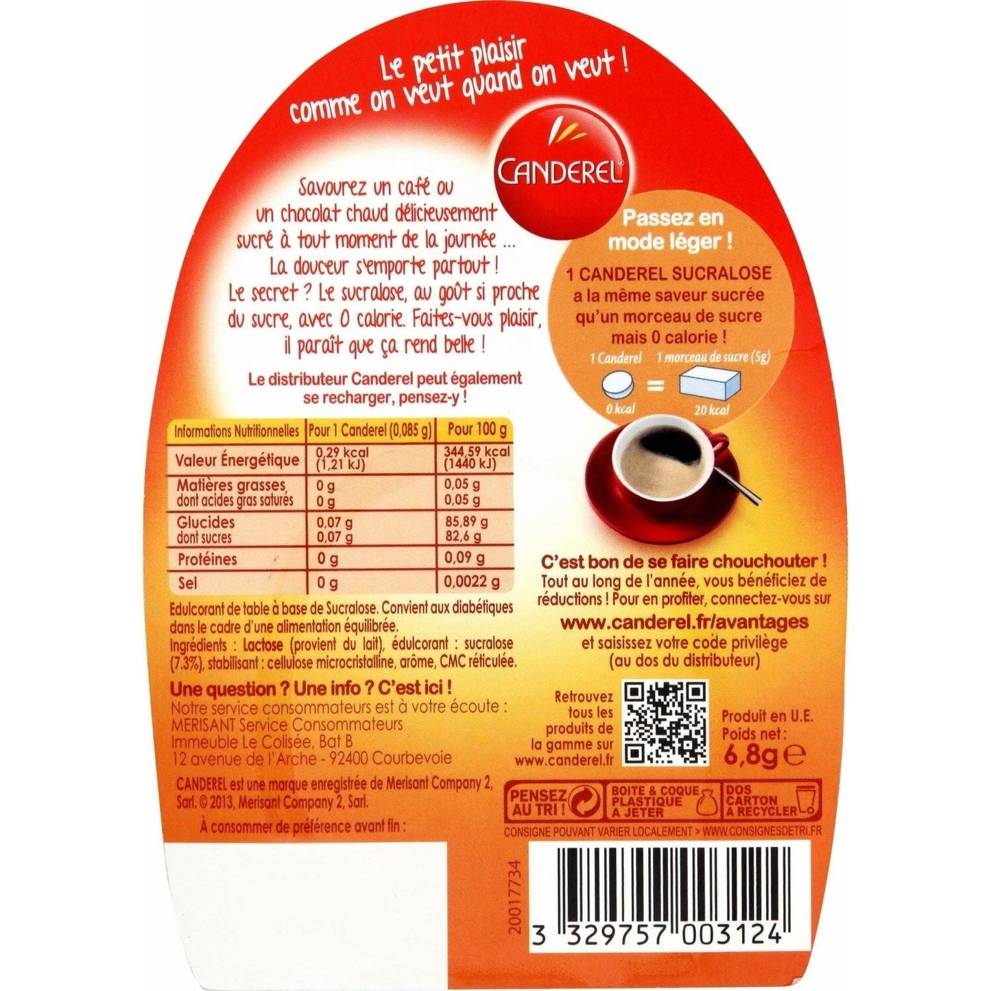 Edulcorant Sucralose Comprimés CANDEREL