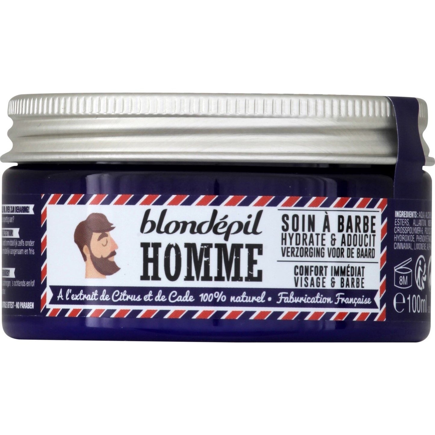 Soin Hydratant Assouplit Barbe Homme BLONDEPIL