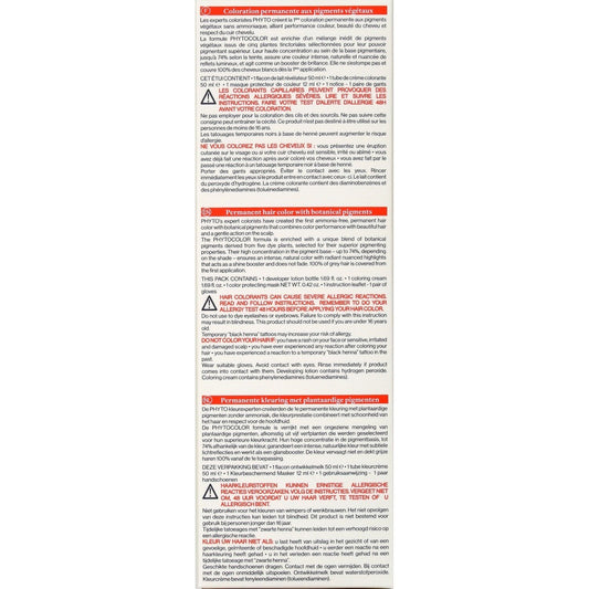 Coloration Permanente 9.8 Blond Très Clair Beige PHYTOCOLOR