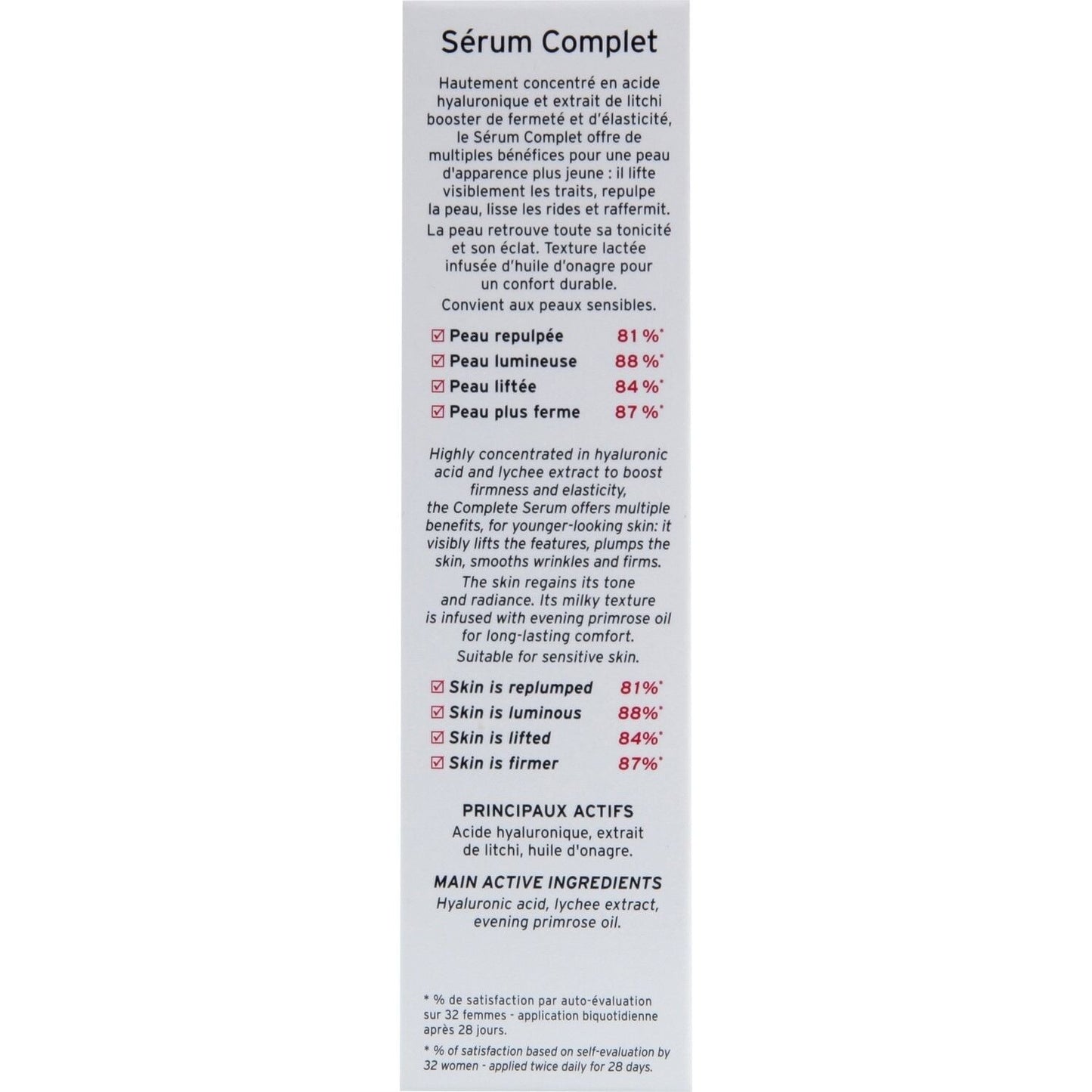 Sérum Hydratant Anti-âge Tous Types de Peau EMBRYOLISSE