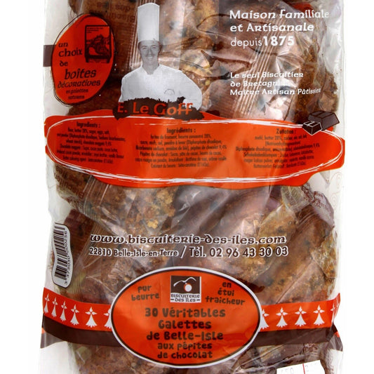 Biscuits Galettes/pépites Chocolat BISCUITERIE DES ILES